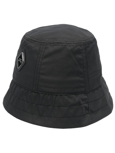 Shop A-cold-wall* Logo-plaque Bucket Hat In Schwarz