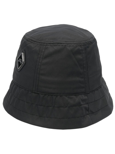A-cold-wall* Black Essential Bucket Hat In Schwarz