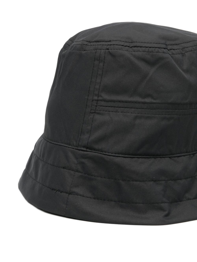 Shop A-cold-wall* Logo-plaque Bucket Hat In Schwarz