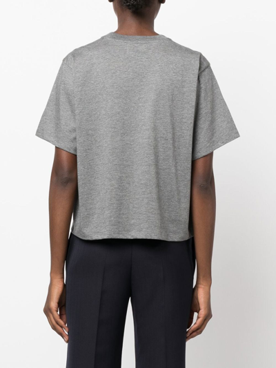 Loulou Studio Crew-neck Oversized T-shirt In Grau