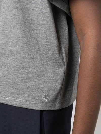 Loulou Studio Crew-neck Oversized T-shirt In Grau