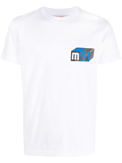 Shop Modes Garments Modes Graphic-print T-shirt In White