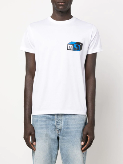 Shop Modes Garments Modes Graphic-print T-shirt In White