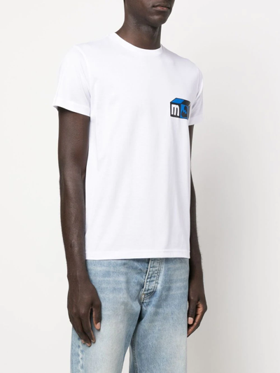 Shop Modes Garments Modes Graphic-print T-shirt In White