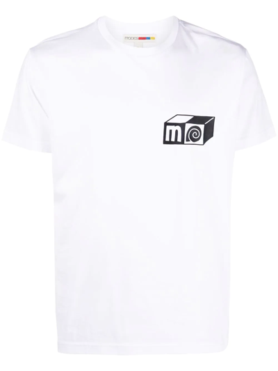 Shop Modes Garments Modes Graphic-print T-shirt In White