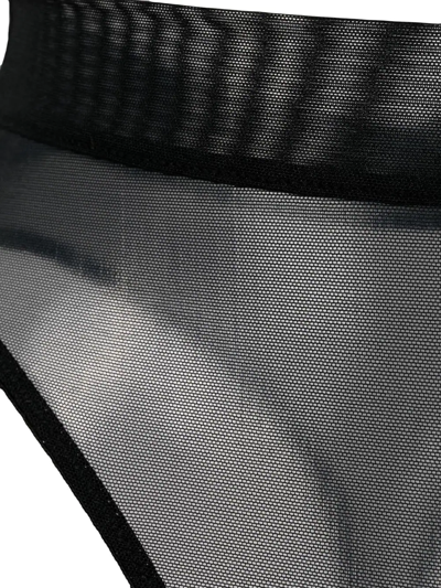Maison Close Corps À Corps Thong In Black