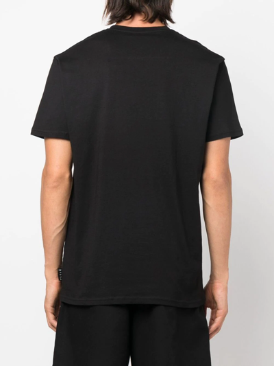 Philipp Plein Skull-print Short-sleeved T-shirt In Black