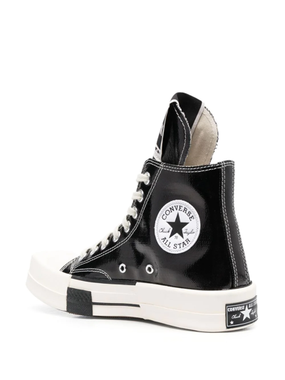 Rick Owens Drkshdw X Converse Drkstar High Top Sneakers - Unisex - Cotton/rubber In Black