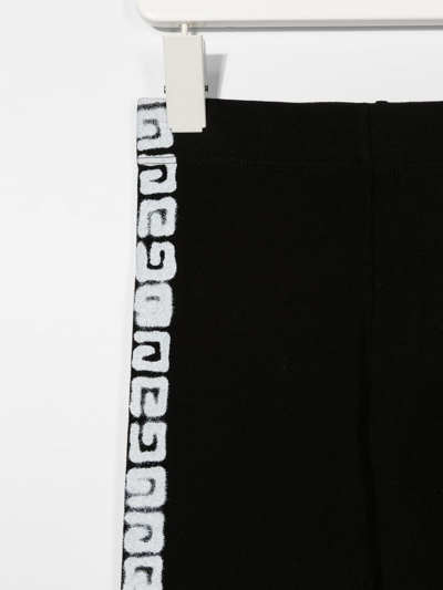 Shop Givenchy Logo-tape Detail Leggings In Black