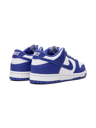 Shop Nike Dunk Low "racer Blue" Sneakers In White