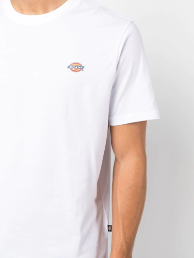 Shop Dickies Logo-print Cotton T-shirt In White
