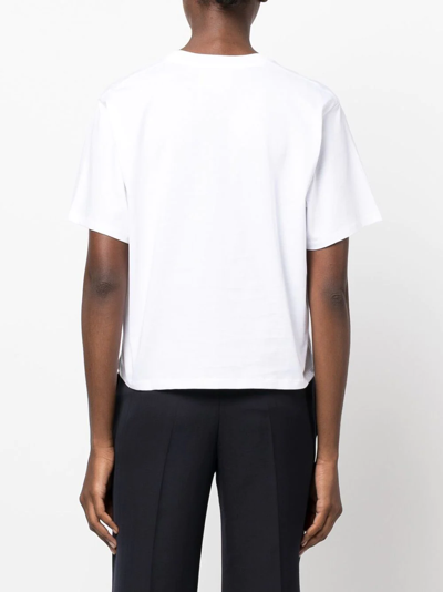 Loulou Studio Relaxed Short-sleeve T-shirt In White