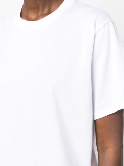 Loulou Studio Relaxed Short-sleeve T-shirt In White