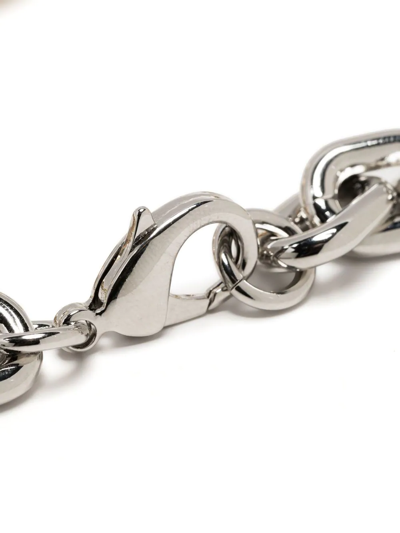 Rabanne Two-tone Chain Link Necklace In Gold