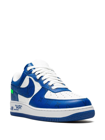 Shop Nike X Louis Vuitton Air Force 1 Low "virgil Abloh In Blue