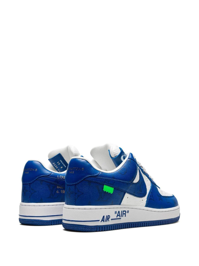 Nike X Louis Vuitton Air Force 1 Low Sneakers In Blue
