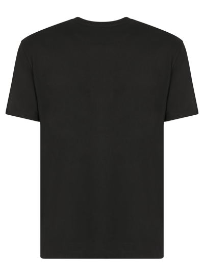 Shop Valentino Cotton T-shirt With Signature Embroidered Vltn In Black