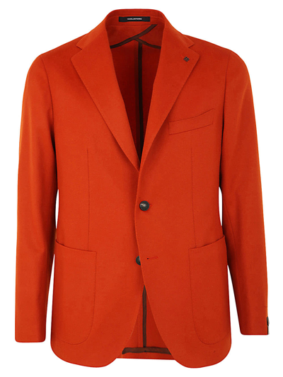 Shop Tagliatore Blazer Jacket In Orange