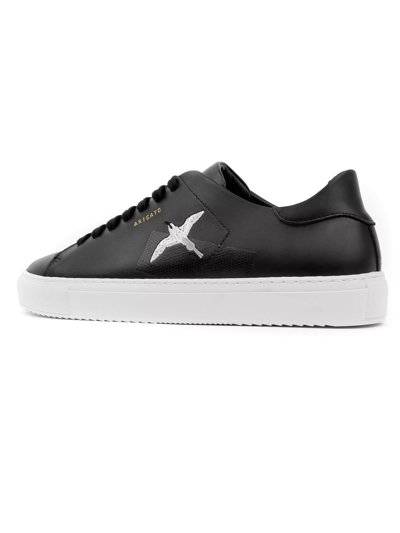 Shop Axel Arigato Black Leather Clean 90 Sneakers In Nero