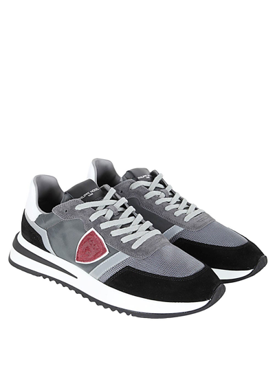Shop Philippe Model Tropez 2.1 Low Man Sneakers In Mondial Anthracite