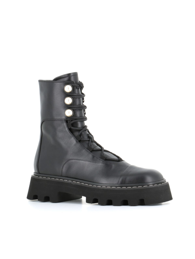 Shop Nicholas Kirkwood Lace-up Boot Pearlogy In Black