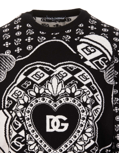 Shop Dolce & Gabbana Logo Pullover In Black