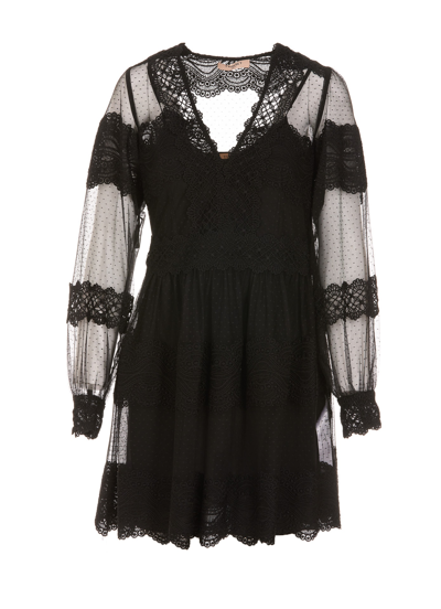 Shop Twinset Dress In Black