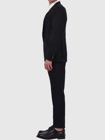 Shop Tonello Two-piece Black Suit