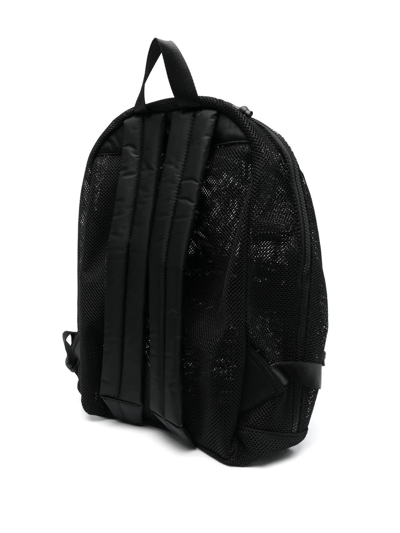 Shop Apc Black Mesh Backpack In Nero