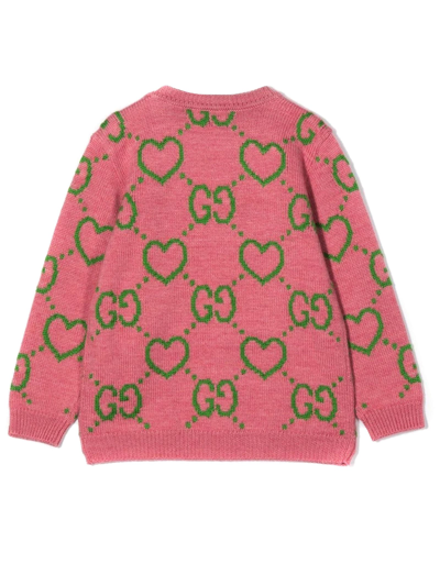 Shop Gucci Pink Wool Jumper In Rosa
