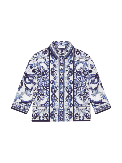 Shop Dolce & Gabbana Girl Shirt With Print