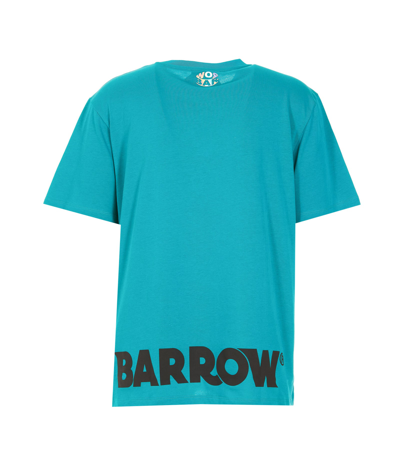 Shop Barrow Logo T-shirt In Blue