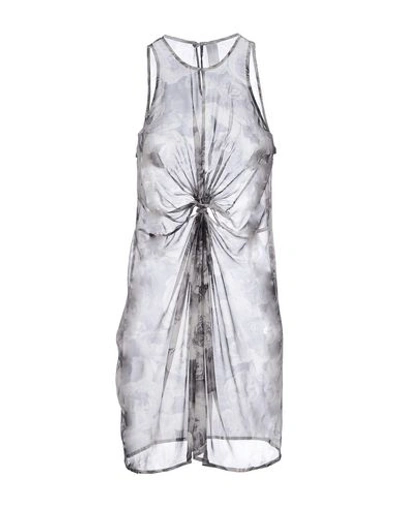Zimmermann Short Dress In Grey
