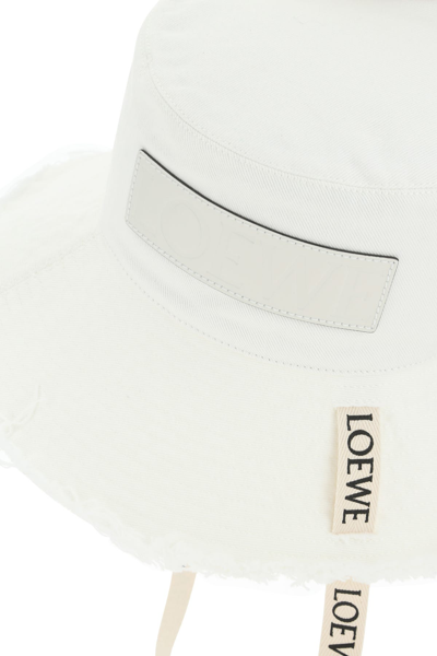 X Paula's Ibiza Fisherman Frayed Hat Soft White