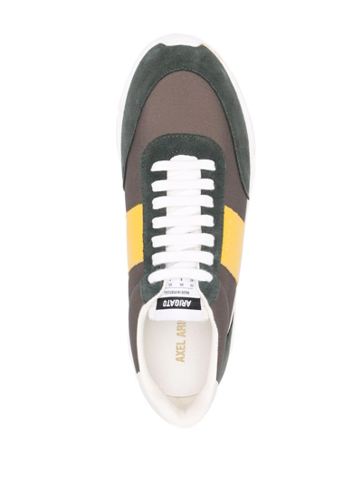 Shop Axel Arigato Genesis Vintage Low-top Sneakers In Green
