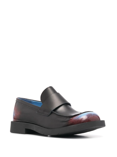 Shop Camperlab 1978 Square-toe Leather Loafers In Black