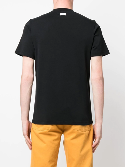 Shop Camper Logo-print Organic Cotton T-shirt In Black