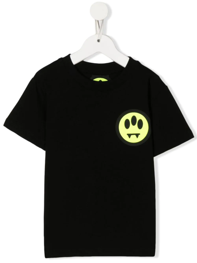 Barrow Teen Logo-print Cotton T-shirt In Schwarz