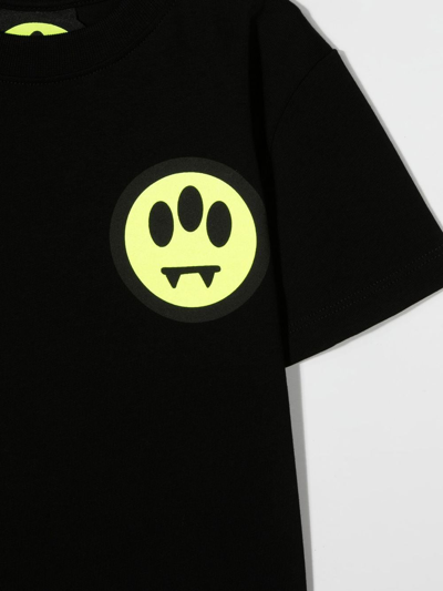 Barrow Teen Logo-print Cotton T-shirt In Schwarz