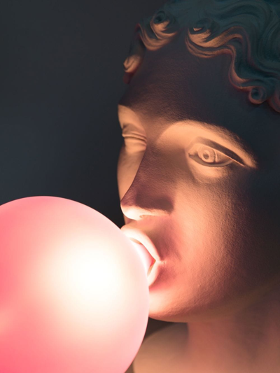 Seletti Grace Bubblegum Lamp In Weiss