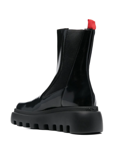 Shop Vic Matie Chunky Slip-on Boots In Schwarz