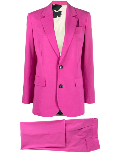 Shop Dsquared2 Wide-leg Suit In Rosa