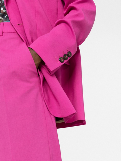 Shop Dsquared2 Wide-leg Suit In Rosa