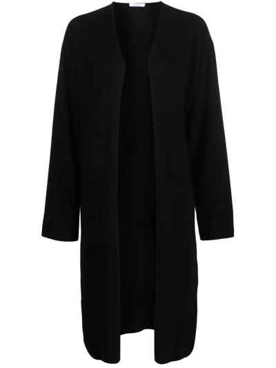 Shop Malo Draped Cashmere Cardigan In Schwarz