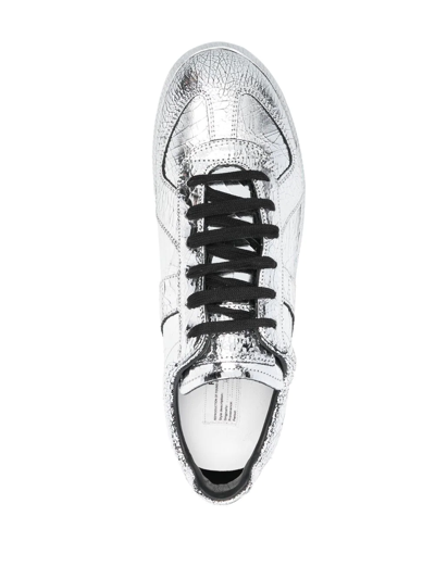 Shop Maison Margiela Replica Low-top Sneakers In Grau