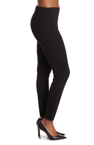 Nanette Nanette Footwr Pull-on Ponte Leggings In Very Black