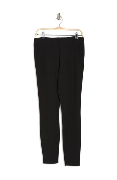 Nanette Nanette Footwr Pull-on Ponte Leggings In Very Black