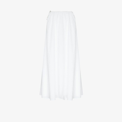 Shop Sir White Mason Tie-waist Midi Skirt