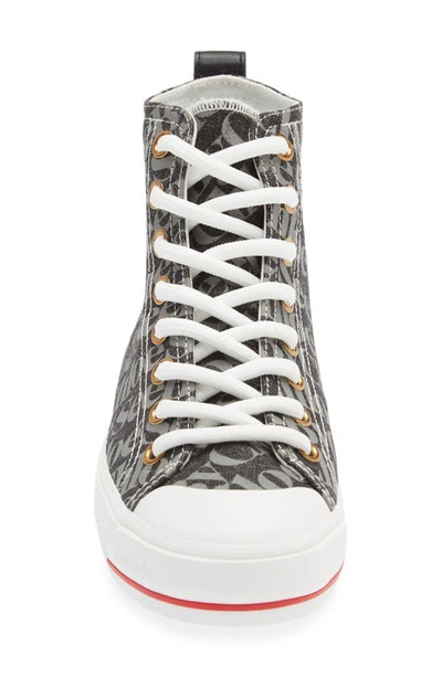 Shop See By Chloé Aryana High Top Sneaker In Charcoal