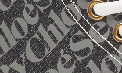 See By Chloé Logo-print High-top Trainers In Charcoal